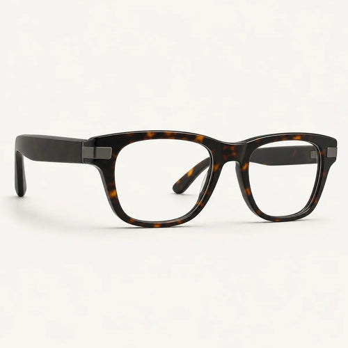 Classic Wayfarer hearing-enhancement eyewear