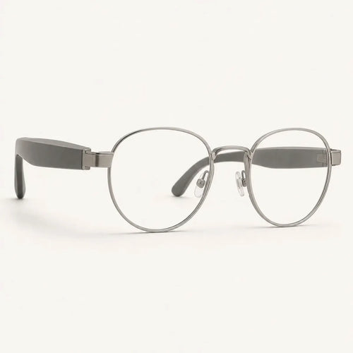 Round P3 hearing-enhancement eyewear
